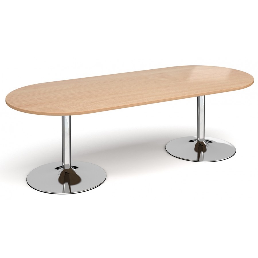 Trumpet Radial End Boardroom Table